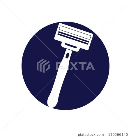 shaving razor icon logo vector 130366140