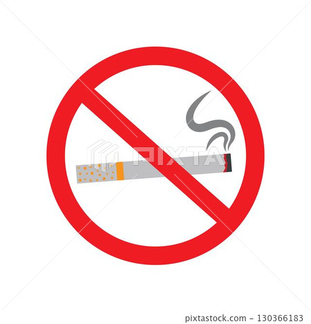 No smoking area icon vector illustration No smoking area icon vector illustration 130366183
