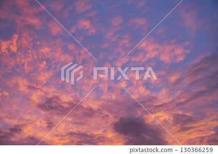 Summer sunset, dusk, summer sky, sky, September image 130366259