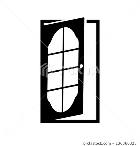 Door brand logo vector template Door brand logo vector template 130366325