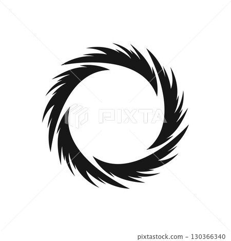 Business logo, vortex, spiral icon vector Business logo, vortex, spiral icon vector 130366340
