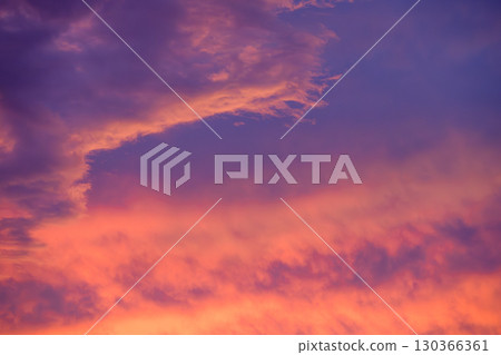 夏季日落黃昏夏日天空九月天空影像 夏季日落黃昏夏日天空九月天空影像 130366361