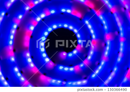 Abstract lights in spiral circle 130366490