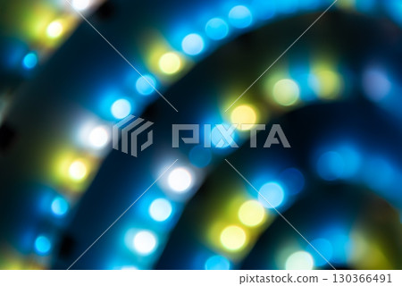 Abstract lights in spiral circle 130366491
