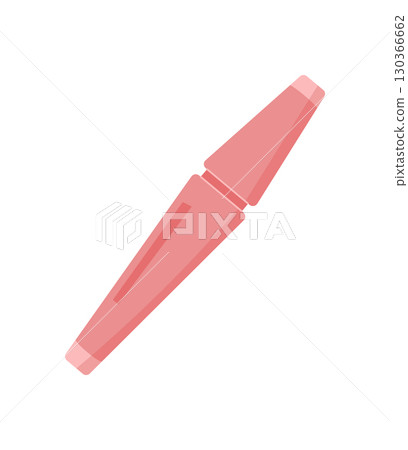 Flat tube of eye mascara for woman makeup on a colorful background. Organic cosmetic product for beauty and skin care. Concept of fashion and hygiene, ideal spa or skincare usage. Flat tube of eye mascara for woman makeup on a colorful background. Organic cosmetic product for beauty and skin care. Concept of fashion and hygiene, ideal spa or skincare usage. 130366662