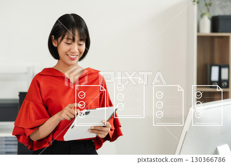 Online business contract Electronic signature, e-signing, digital document management, paperless office , working touch screen tablet. Online business contract Electronic signature, e-signing, digital document management, paperless office , working touch screen tablet. 130366786
