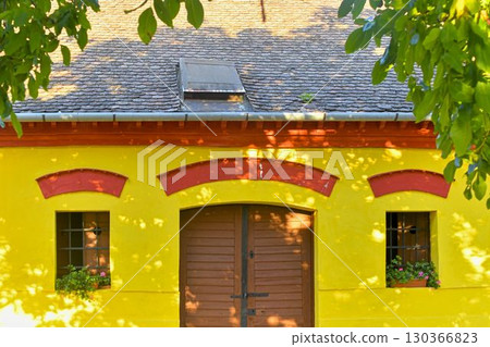 Wine cellars in South Moravia. Traditional wine cellars in South Moravia, Czech Republic. The concept of viticulture, traditional winemaking in Europe. The concept of tradition, rurality, and good Wine cellars in South Moravia. Traditional wine cellars in South Moravia, Czech Republic. The concept of viticulture, traditional winemaking in Europe. The concept of tradition, rurality, and good 130366823