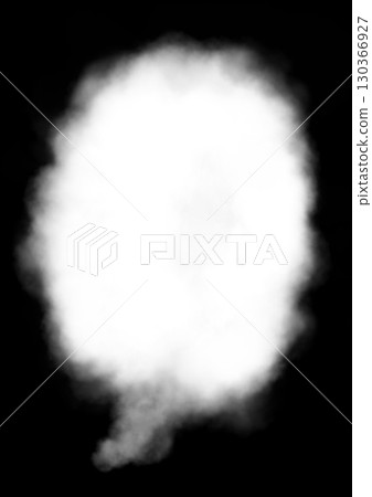 Oval smoke bubble 130366927