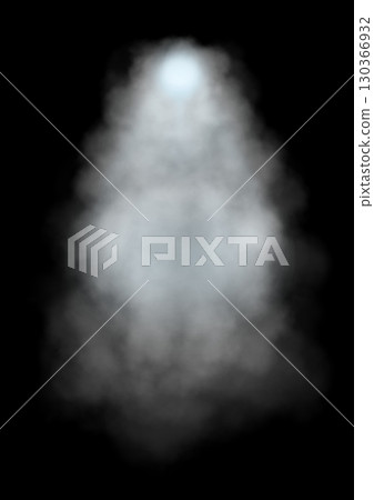 Blue lit smoke effect 130366932