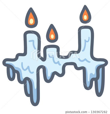 Melting candles Melting candles 130367282