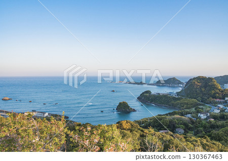 千葉縣：從魚水塚瞭望台眺望海（鴨川市） 130367463