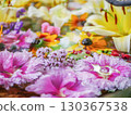Flowers floating on water 130367538