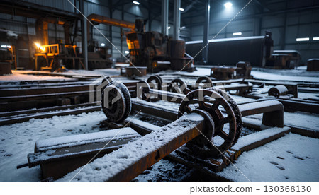 hot steel on conveyor hot steel on conveyor 130368130