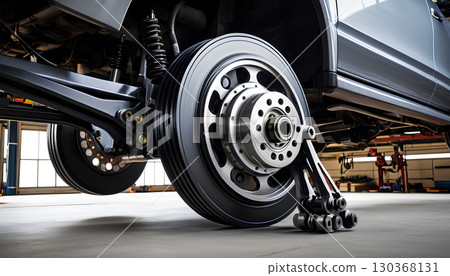 brake testing system of car 130368131