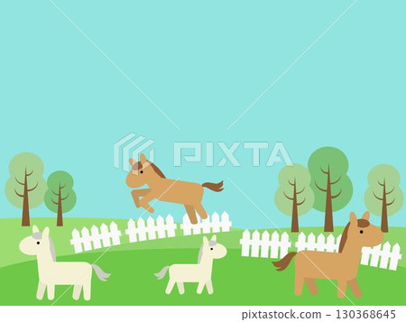 有馬的牧場 130368645