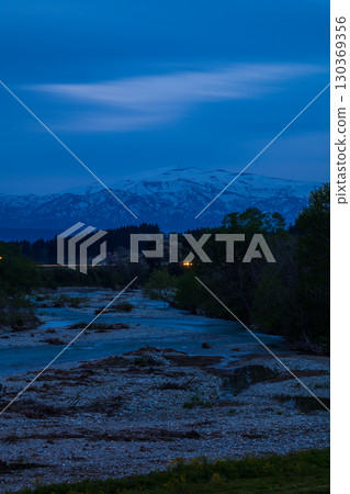 Tsukiyama at dusk 130369356