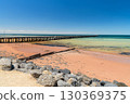 Ardrossan Jetty on a bright day, South Australia 130369375