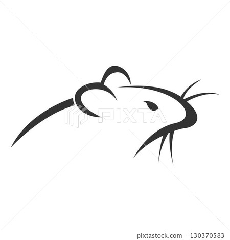 Rats logo icon illustration Rats logo icon illustration 130370583