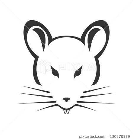 Rats logo icon illustration 130370589