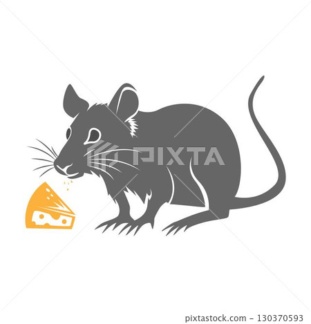 Rats logo icon illustration 130370593