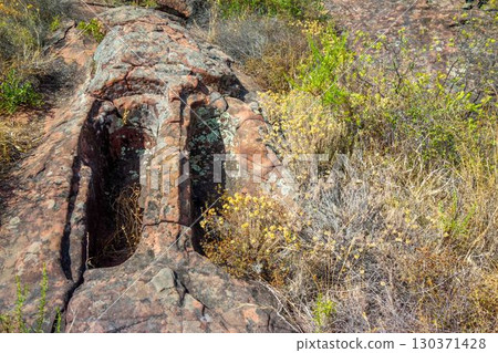 Ancient Carrasqueira Necropolis Algarve Trail Portugal Via Algarviana 130371428