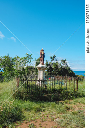 Saint Anthony statue on Ile Saint-Honorat, Cannes 130371585