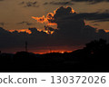Summer clouds and sunset 130372026