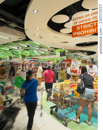 The Philippines on the Move - Landmark's Bustling Supermarket Cityscape (June 2025) 130372057