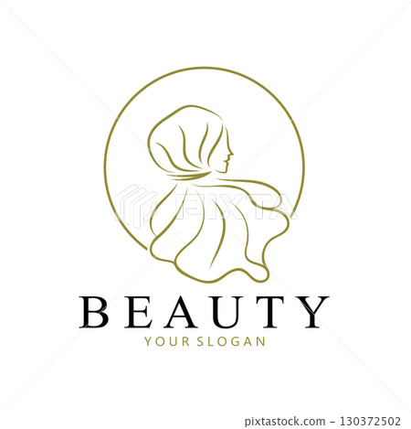 muslimah hijab logo template vector illustration design-vector muslimah hijab logo template vector illustration design-vector 130372502