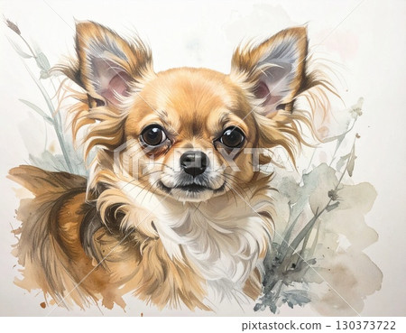 Chihuahua watercolor 130373722