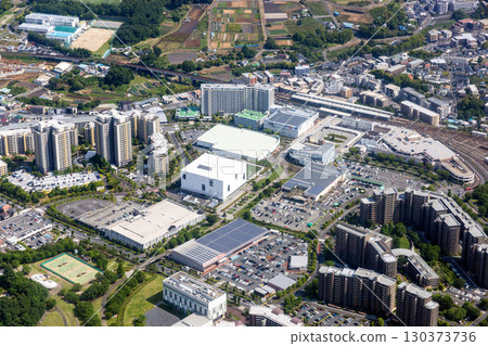 Aerial view of the area around Wakabadai Station on the Keio Sagamihara Line Aerial view of the area around Wakabadai Station on the Keio Sagamihara Line 130373736