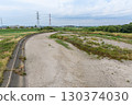 Lack of rain has exposed riverbeds 130374030