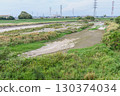 Lack of rain has exposed riverbeds 130374034
