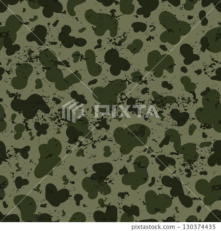 Seamless pattern green camouflage grunge 130374435