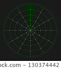 Vector green radar 130374442