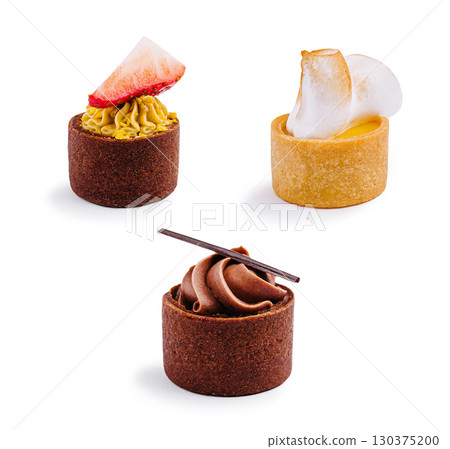 Delicious miniature desserts showcasing vibrant flavors and textures Delicious miniature desserts showcasing vibrant flavors and textures 130375200