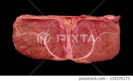 High-quality cut of beef showing marbled texture and color details High-quality cut of beef showing marbled texture and color details 130376175
