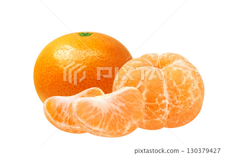橘子插畫逼真的橘子 橘子插畫逼真的橘子 130379427