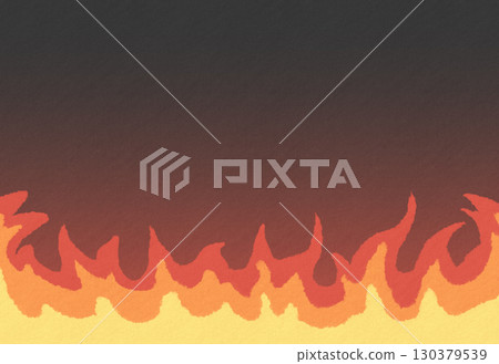 Burning flame background illustration red fire 130379539
