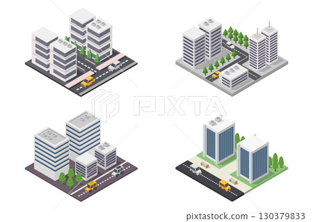 Isometric city 130379833