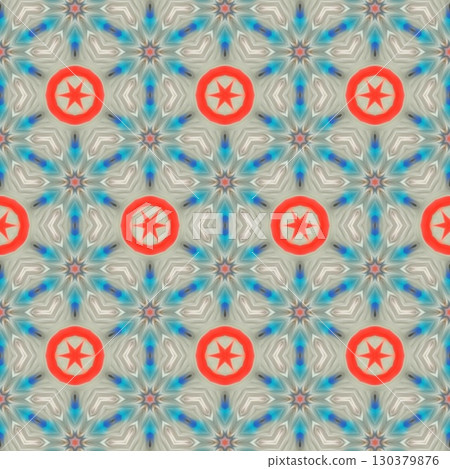 Embroidery and batik design concept. Antique art for clothing print, sublimation block etc. New trendy wallpaper, cover photo, interior decoration idea. Abstract pattern for the carpet background 130379876