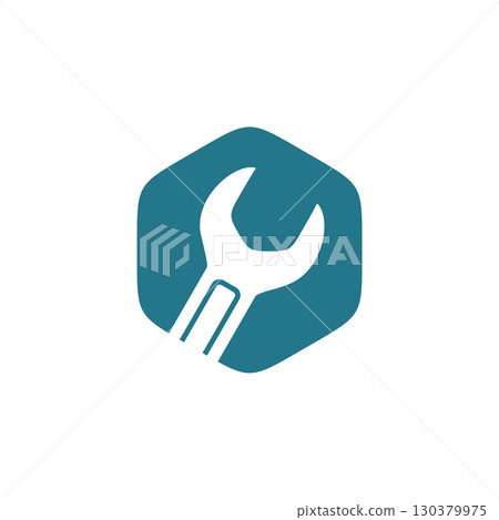 Repair and Maintenance Tool Kit Wrench Logo Template Illustratio Repair and Maintenance Tool Kit Wrench Logo Template Illustratio 130379975