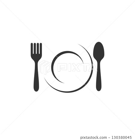 Restaurant Icon Logo Template Illustration Design. Vector EPS 10 Restaurant Icon Logo Template Illustration Design. Vector EPS 10 130380045
