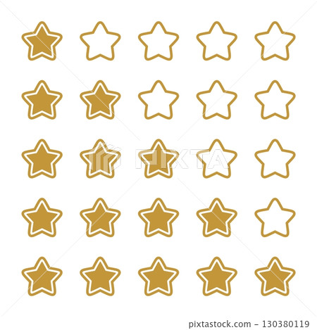 Star Rating Logo Template Illustration Design. Vector EPS 10. Star Rating Logo Template Illustration Design. Vector EPS 10. 130380119