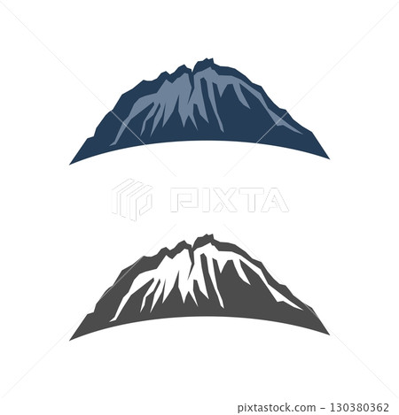 Mountain Stone Logo Template Illustration Design. Vector EPS 10. 130380362