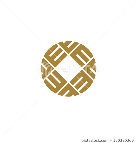 Circle Decorative Ornamental Logo Template Illustration Design. Vector EPS 10. 130380366