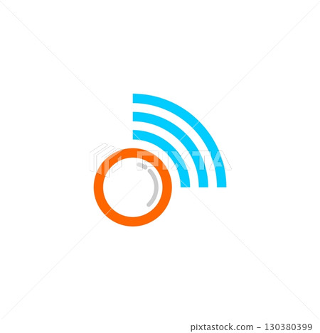 Router signal logo template Illustration Design. Vector EPS 10. Router signal logo template Illustration Design. Vector EPS 10. 130380399