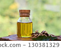 Natural Moringa Oil and Leaves 130381329