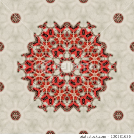 Fantasy floral art that captivating wall covering, a modern floor mat, or a lush silk fabric print. Mesmerize your senses with this dazzling fusion, a harmonious balance of tradition and innovation. E 130381626