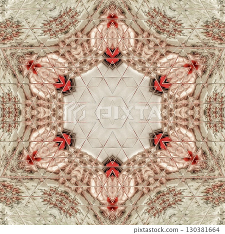 Fantasy floral art that captivating wall covering, a modern floor mat, or a lush silk fabric print. Mesmerize your senses with this dazzling fusion, a harmonious balance of tradition and innovation. E 130381664